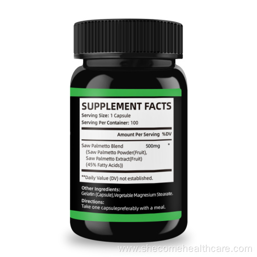 Saw Palmetto Capsules prevent hair loss prostate capsules